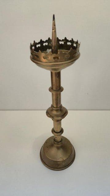 Chandelier - Laiton, Antiquités & Art
