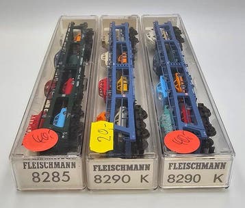 Fleischmann N - 8280K, 8285 - Wagon de marchandises pour, Nieuw