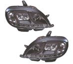 PHARES POUR CITROEN SAXO 99-04 FEUX DIURNES FOND NOIR, Verzenden
