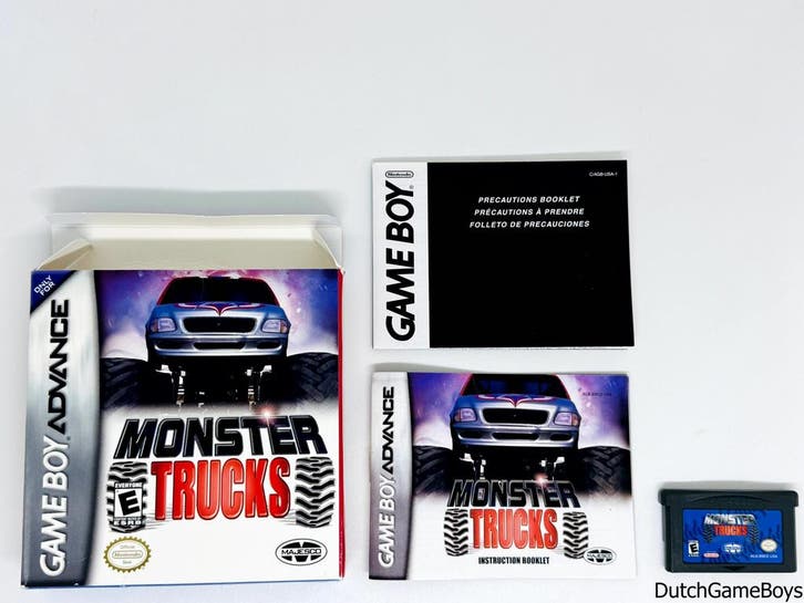 Gameboy Advance / GBA - Monster Trucks - USA, Games en Spelcomputers, Games | Nintendo Game Boy, Gebruikt, Verzenden