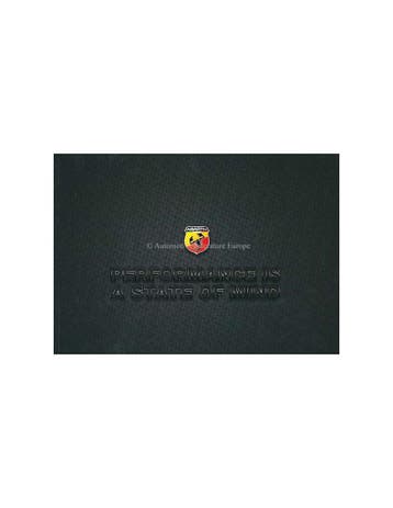 2016 ABARTH 595 & 695 BROCHURE ITALIAANS, Nieuw