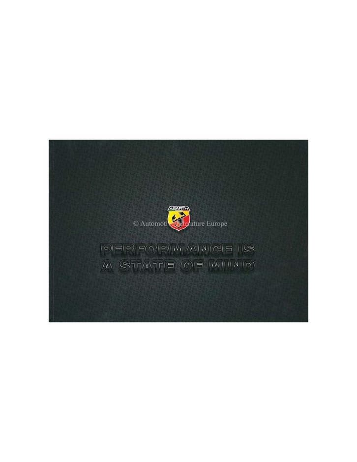 2016 ABARTH 595 & 695 BROCHURE ITALIAANS, Boeken, Auto's | Folders en Tijdschriften