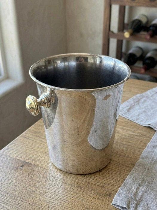 Seau à Champagne Vintage GEBRÜDER HEPP « Exclusiv » –, Antiquités & Art, Curiosités & Brocante