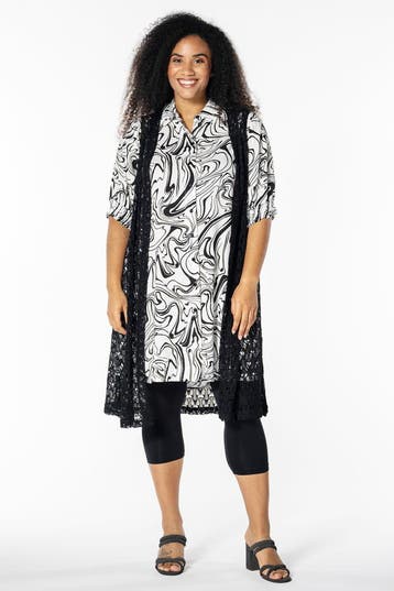 Studio vest Kaete lang kantM=46/48Maat 46/48 (XL) of groter, Verzenden