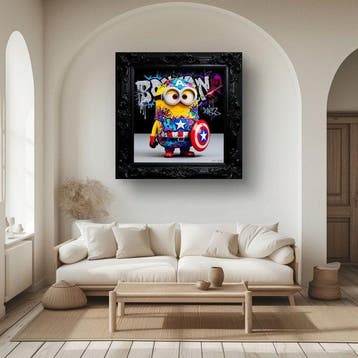 Urban3DArt (1971) - Minion Captain America Limited Edition, Antiek en Kunst