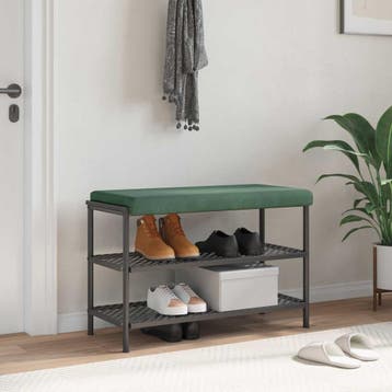 vidaXL Bankkussen fluweel Zeegroen Diepte 35 cm, Verzenden