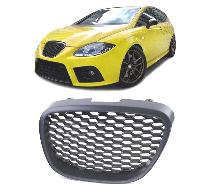 CALANDRE SEAT LEON II 1P TOLEDO III 5P ALTEA 5P 04-09 NOIR, Auto-onderdelen, Carrosserie, Verzenden