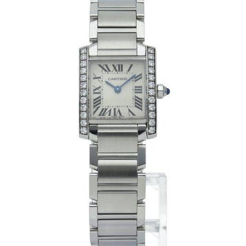 Cartier - Tank Française SM Watch Diamond Bezel - W4TA0008 -, Nieuw