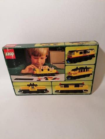 Lego - Trains - 162 - Locomotive without Motor met doos uit, Nieuw