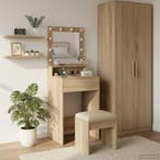 vidaXL Kaptafel met plank Sonoma Eik 50 x 41 x 135 cm, Verzenden, Nieuw