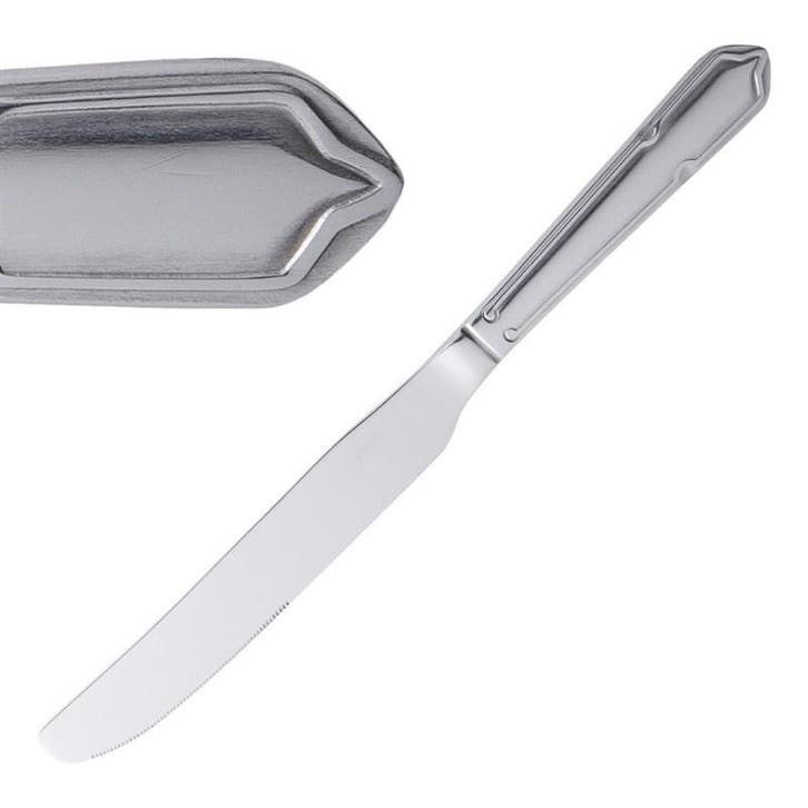 Tafelmessen | DUBARRY | RVS | 12 Stuks | Lengte 240mm, Zakelijke goederen, Horeca | Keukenapparatuur, Nieuw in verpakking, Verzenden