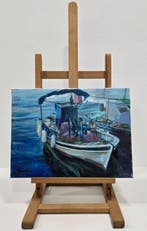 Noé Caron (1942) - NO RESERVE - Bleu profond