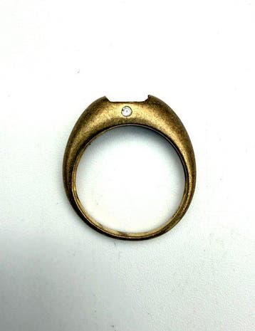 Zonder minimumprijs - Ring - 18 karaat Geel goud - Diamant -, Nieuw
