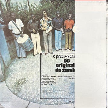 Os Originais Do Samba - É Preciso Cantar - LP album (op, Nieuw in verpakking