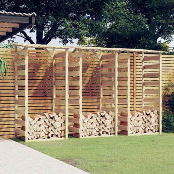 vidaXL Pergolas met dak 3 st 100x90x200 cm geïmpregneerd, Verzenden