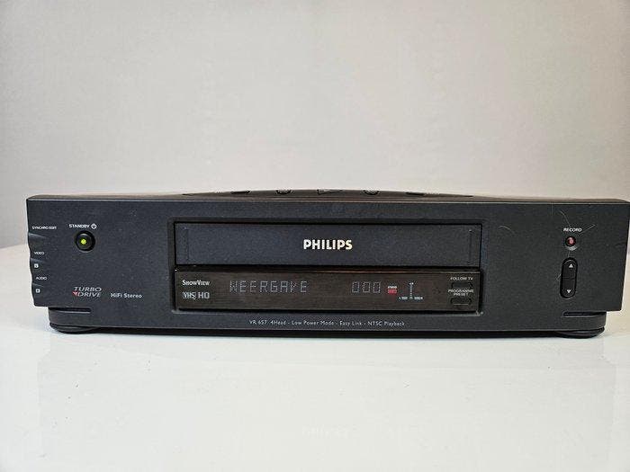Philips - VR657/01L Cassetterecorder-speler, Collections, Appareils photo & Matériel cinématographique