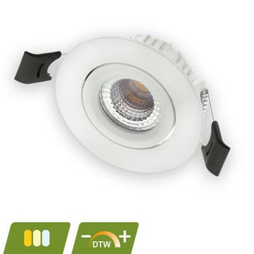 LED INBOUWSPOT | POLLUX | SLIM-FIT | 5W | DIM2WARM | WIT, Huis en Inrichting, Lampen | Spots, Verzenden, Nieuw