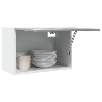 vidaXL Bovenkast Lyon 60x31x40 cm bewerkt hout betongrijs, Verzenden, Nieuw