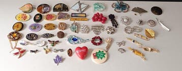 Collection thématique - Broches et épingles vintage