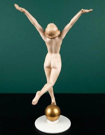Hutschenreuther - Karl Tutter - Sculpture, Danseuse sur