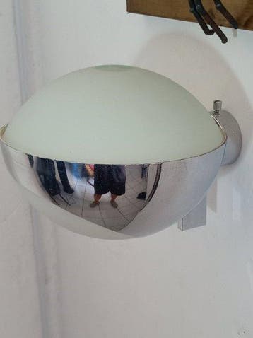 Fontana Arte - Max Ingrand - Wandlamp - Metaal, glas -