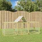 vidaXL Kippenhok 300x100x150 cm geïmpregneerd massief, Verzenden, Nieuw