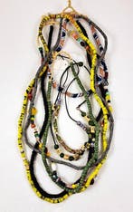 Acht kralenstrengen - handelskralen - Senegal