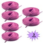 Fako Fashion - Schoenveters - Plat - 8mm - 120cm - 3 Paar -, Kleding | Heren, Schoenen, Verzenden, Nieuw