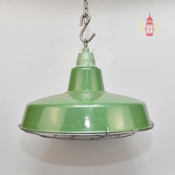 Plafondlamp - Metaal, Emaille