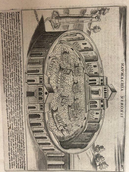 Italie - Rome; Giacomo Lauro (attivo a Roma tra la fine del, Livres, Atlas & Cartes géographiques