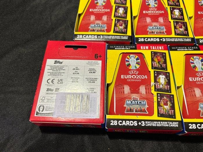 Panini Match Attax Euro 2024 Raw Talent - 25 Sealed box -, Verzamelen, Stickers