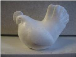 Styropor Piepschuim Isimo Kip 15 cm, Hobby en Vrije tijd, Knutselen, Nieuw