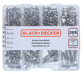 Black and Decker torx-schroevenset (265 stuks), Doe-het-zelf en Bouw, Verzenden, Nieuw