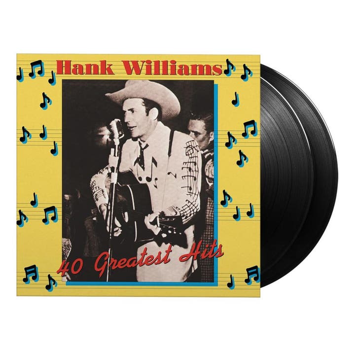 Hank Williams - 40 Greatest Hits, Cd's en Dvd's, Vinyl | Country en Western, Nieuw in verpakking, 12 inch