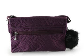 Kipling Schoudertas Paars, Verzenden, Zo goed als nieuw, Paars