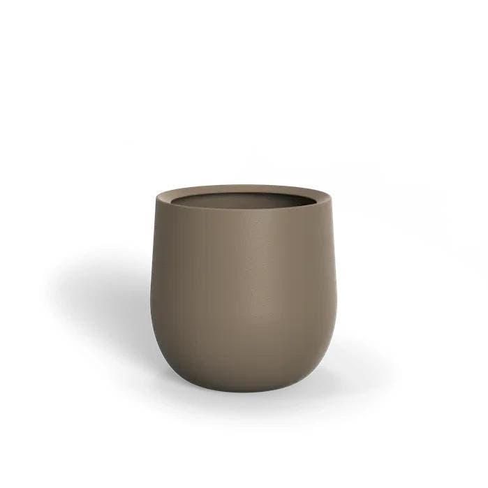 Polyester plantenbak Lora Ø60x60cm - Met bodem, Tuin en Terras, Bloembakken en Plantenbakken, 60 cm of meer, 60 tot 100 cm, Tuin
