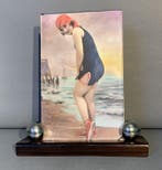 Art Deco - Fotolijst - metaal, glas en hout - 1930-40