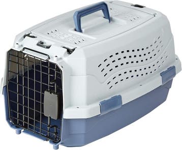 Amazon Basics Reiskennel Blauw | Nu extra goedkoop! De pe..., Verzenden, Zo goed als nieuw