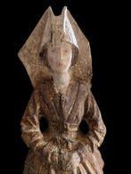 sculptuur, Figura llorando procedente de la tumba de Isabel, Antiek en Kunst