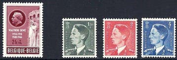 Belgique 1953/1954 - 2 volumes annuels complets - OBP/COB, Gestempeld