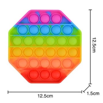 Pop It - Fidget Anti Stress Speelgoed Bubble Toy Siliconen, Verzenden