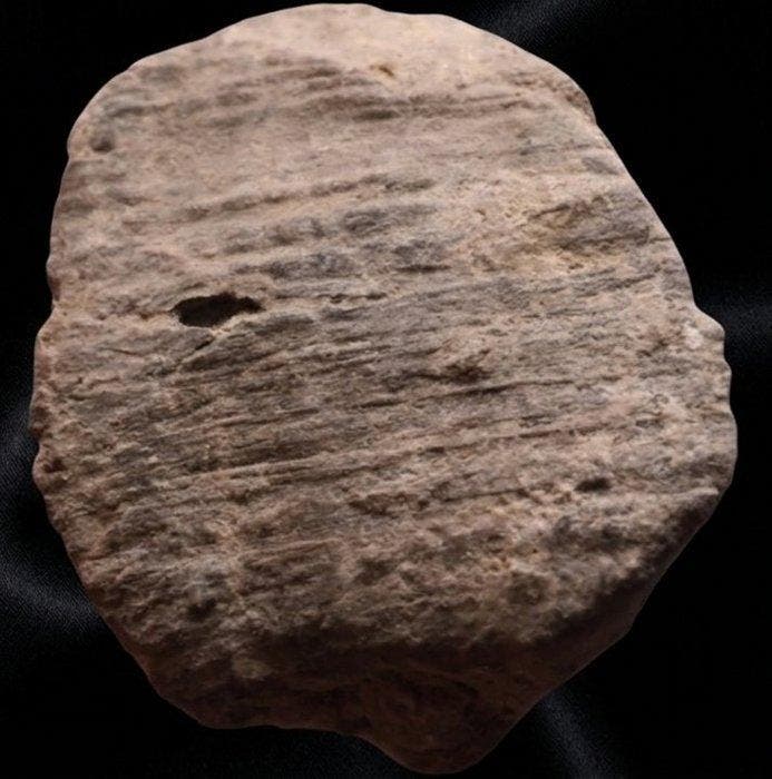 Oud-Romeins Aardewerk Tessera met afbeelding van Herakles, Verzamelen, Mineralen en Fossielen