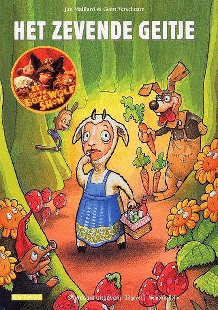Het zevende geitje / De grote boze wolf show / 1 J. Maillard, Boeken, Kinderboeken | Kleuters, Gelezen, Verzenden
