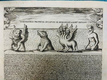 Giacomo Lauro (act.1583-1645) - Visio Danielis Propheta In