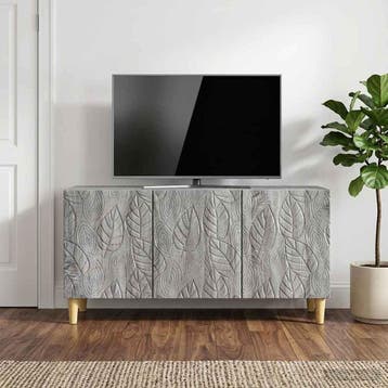 vidaXL TV Kast 99 x 34,5 x 50 cm Grijs Sonoma Bewerkt hout, Verzenden