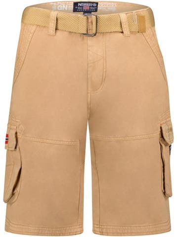 Heren Korte Broek Zakken Geographical Norway Pionec Beige, Verzenden