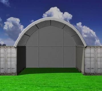 Veiling: Container Overkapping C2040H 6x12x2m, Ophalen, Nieuw