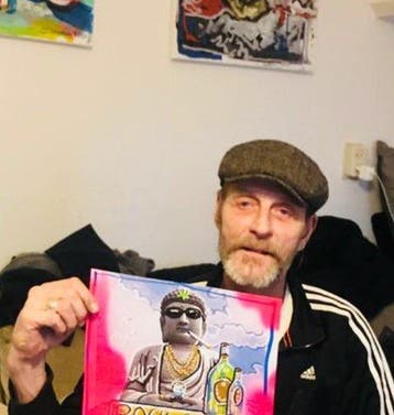 Justus Donker (XX-XXI) - boeddha beeld, Antiek en Kunst
