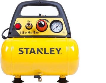 2dekans | STANLEY DN200/8/6 Luchtcompressor 8 bar Olievrij, Ophalen of Verzenden, Nieuw