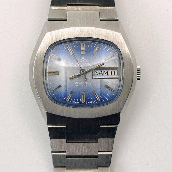 Meister Anker - Gradient TV-Dial DayDate - Zonder, Bijoux, Sacs & Beauté, Montres | Hommes